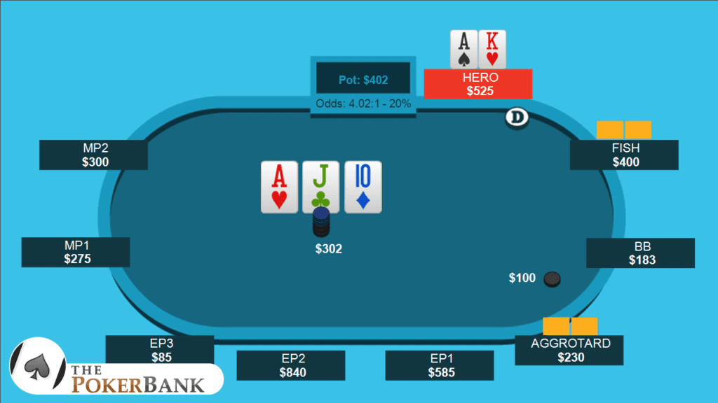 Ak poker hand key