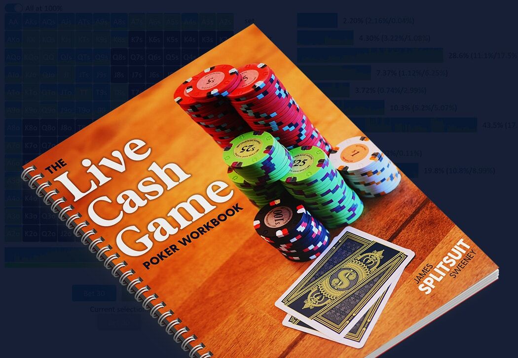 The Live Cash Game Poker Workbook + Software