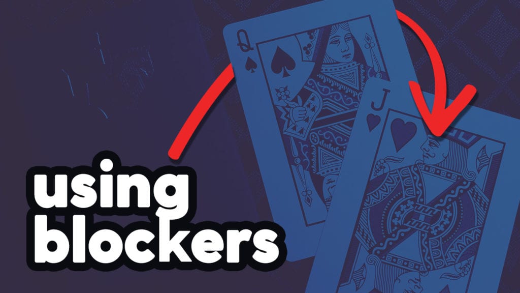 Combo Blocker At Poker Table