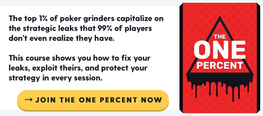 Buy The One Percent Poker Course
